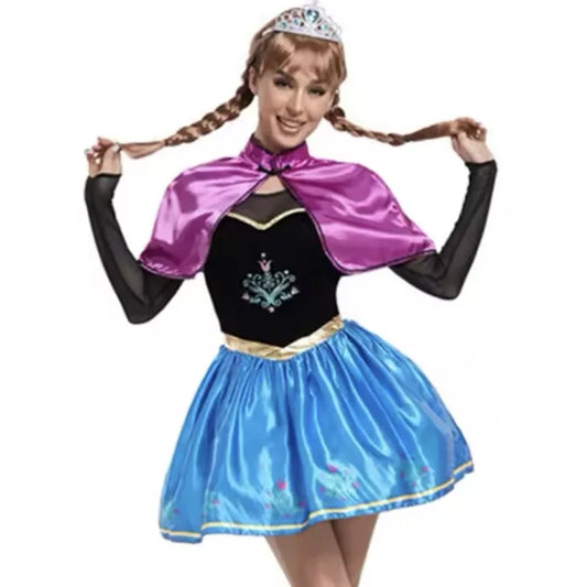 Disfraz Adulto – Ana Frozen (S,M,L) ✦ Bajo pedido