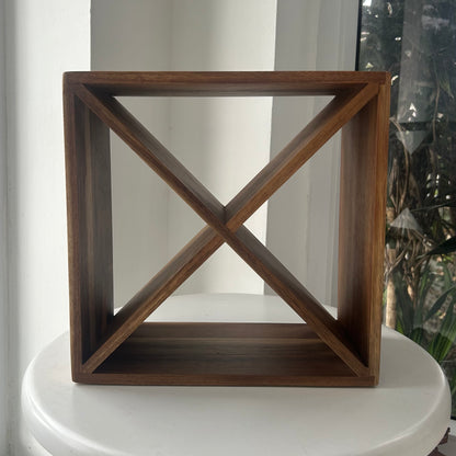 Rack para Vinos de Madera (Café Oscuro)