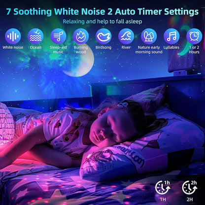 Proyector Astronauta Parlante Bluetooth - Estrellas, Nebulosa y Ruido Blanco ✦ Bajo pedido