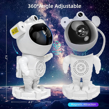 Proyector Astronauta Parlante Bluetooth - Estrellas, Nebulosa y Ruido Blanco ✦ Bajo pedido