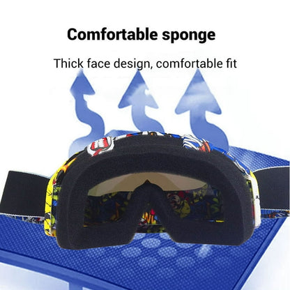 Goggles multifuncionales con diseño moderno y protección total – ideales para moto, motocross, snowboard y festivales de música