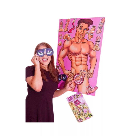 Juego para Fiestas Despedida de Soltero/a Pega Willy en Billy ✦ Bajo pedido
