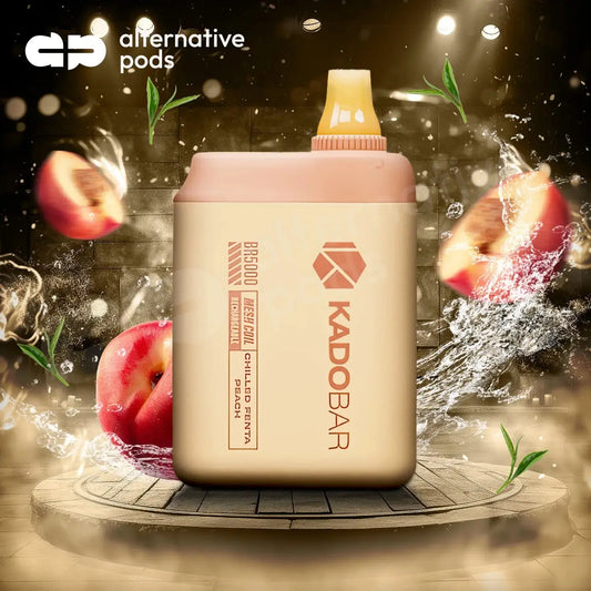 Vaporizador Desechable Kado Bar 5000 Puffs, 5% Nicotina - Chilled Fenta Peach