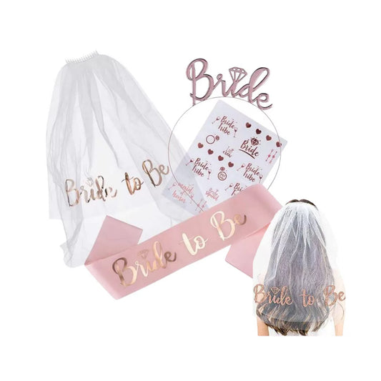 Kit de Accesorios para Novia Bride Despedida de Soltera ✦ Bajo pedido