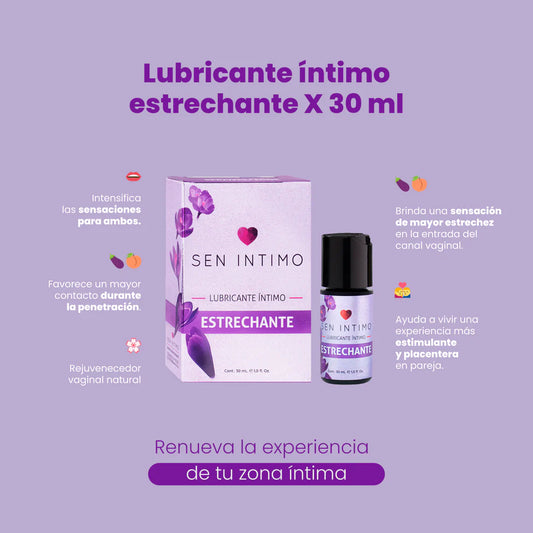 Lubricante Estrechante para Mujer - Sen Íntimo (30ml) ✦ Bajo pedido