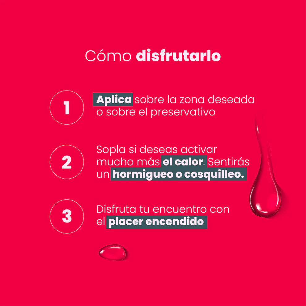 Lubricante Electrizante Caliente Lychee Edición Especial - Sen Íntimo (30ml) ✦ Bajo pedido