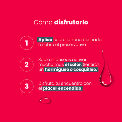 Lubricante Electrizante Caliente Lychee Edición Especial - Sen Íntimo (30ml) ✦ Bajo pedido