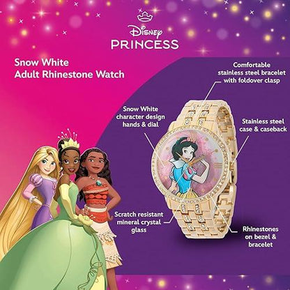Reloj Disney Glitz para Mujer con Cristales CZ y Movimiento Quartz | Elegancia y Magia Disne