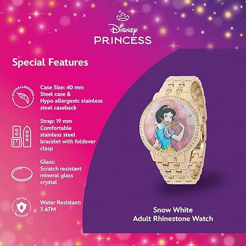 Reloj Disney Glitz para Mujer con Cristales CZ y Movimiento Quartz | Elegancia y Magia Disne
