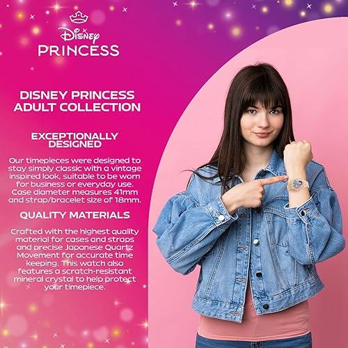 Reloj Disney Glitz para Mujer con Cristales CZ y Movimiento Quartz | Elegancia y Magia Disne