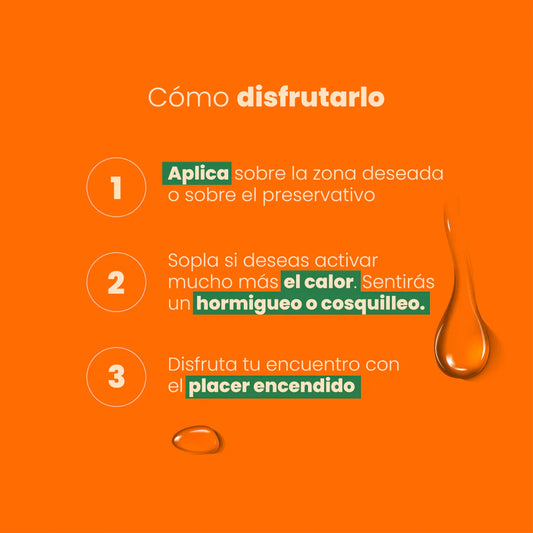 Lubricante Electrizante Caliente Mango Edición Especial - Sen Íntimo (30ml) ✦ Bajo pedido