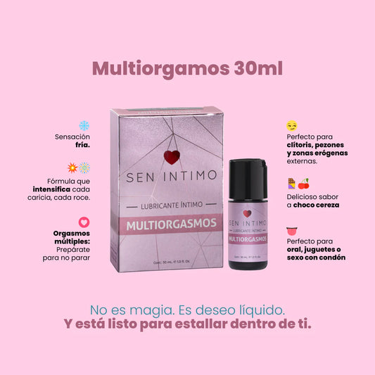 Lubricante Electrizante Original Multiorgasmos para Mujer - Sen Íntimo (30ml) ✦ Bajo pedido