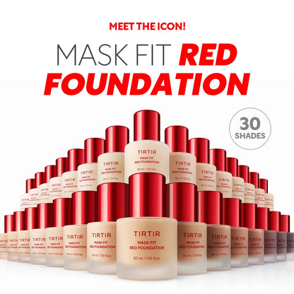 Base Líquida TIRTIR Mask Fit Red - Glow 72h ✦ Bajo pedido
