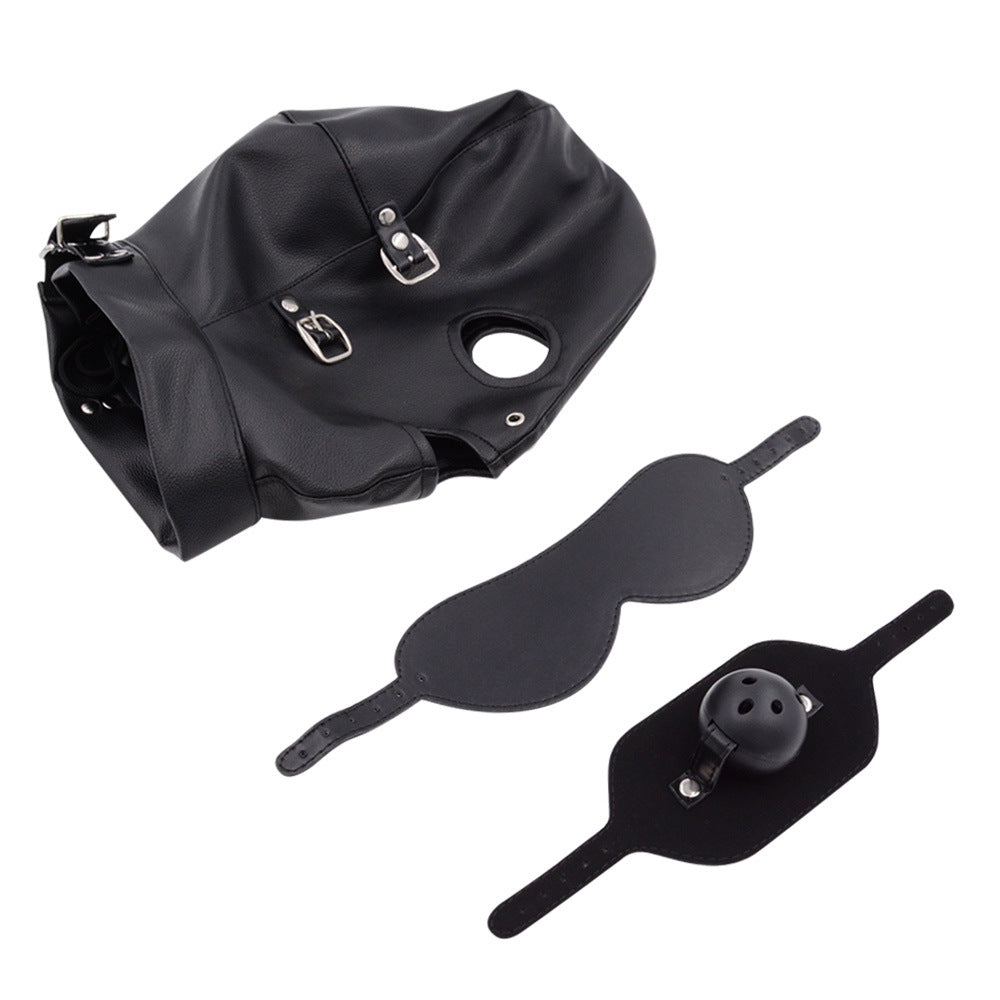 Máscara BDSM Gagball Antifaz (Unitalla Ajustable) ✦ Bajo pedido