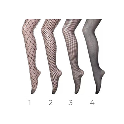 Panty Media Calada - 4 Estilos - Blanco, Negro (Unitalla) ✦ Bajo pedido