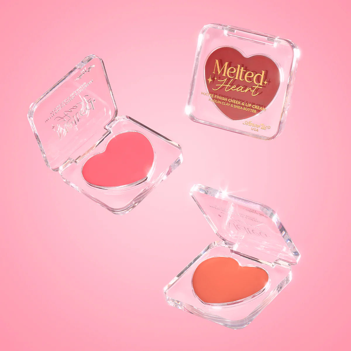 Rubor en Crema Matte 2 en 1 Melted Heart (3 Tonos) - AmorUs ✦ Bajo pedido