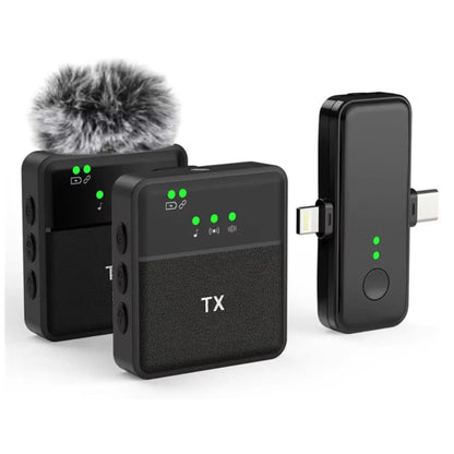 Micrófono Inalámbrico Solapa Receptor Tipo C Lightning SX-31 ✦ Bajo pedido