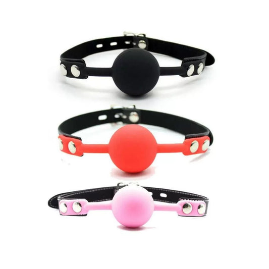 Mordaza Mini BDSM con Bola de Silicona Médica ✦ Bajo pedido