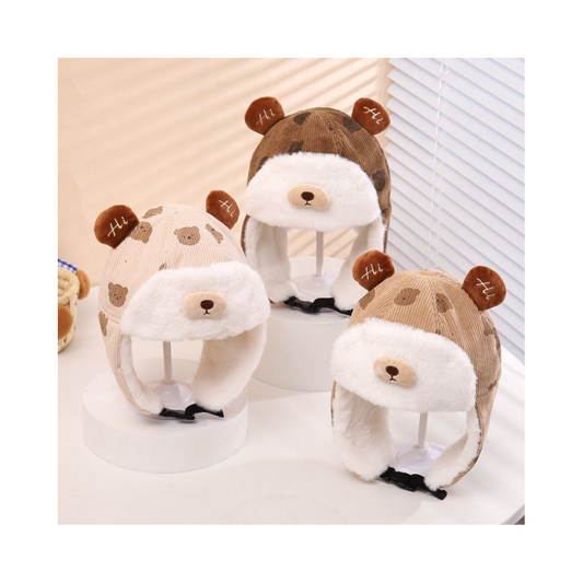 Gorro Infantil Osito (3 Colores) ✦ Bajo pedido