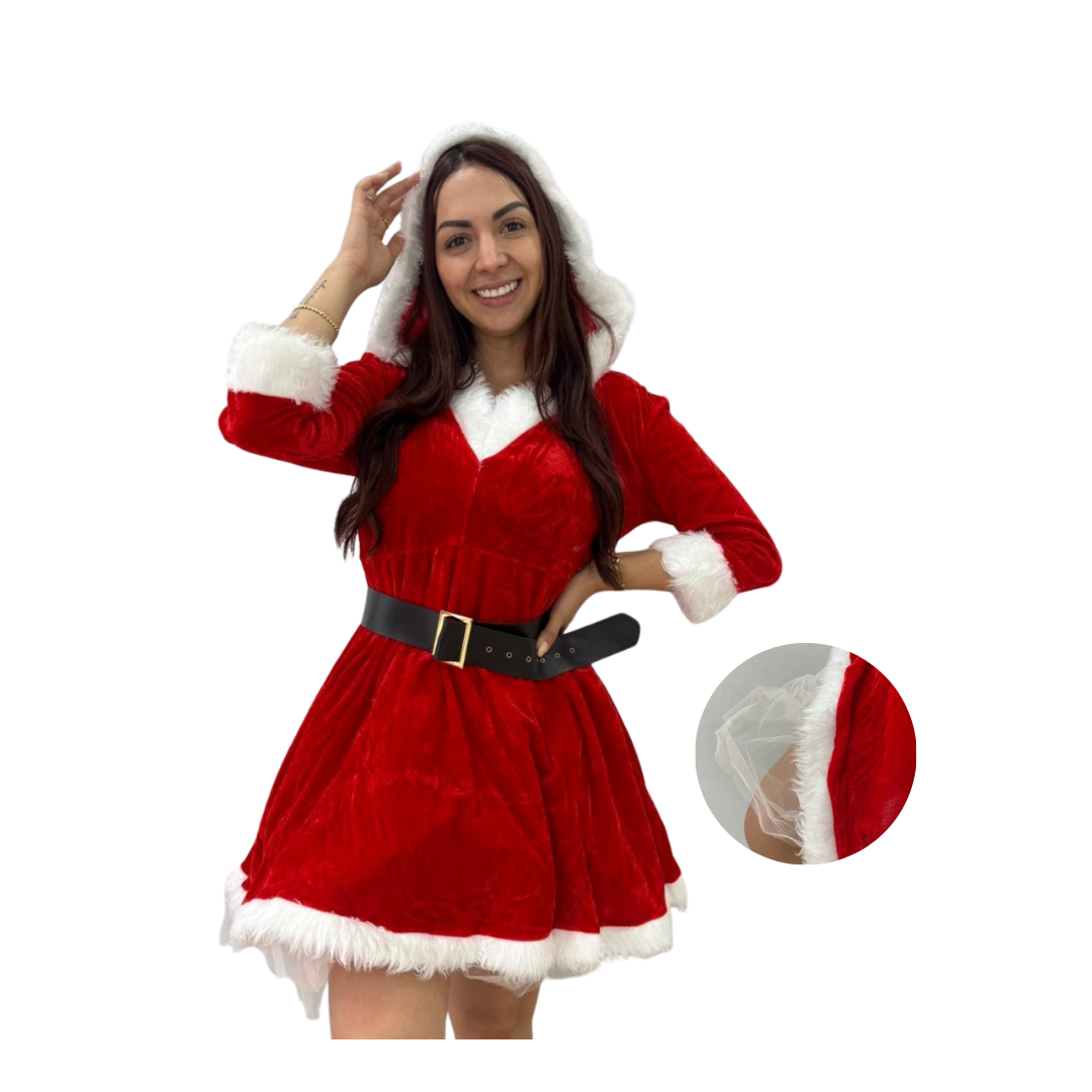 Disfraz Adulto – Señora Claus, Colacha (S,M,L,XL) ✦ Bajo pedido