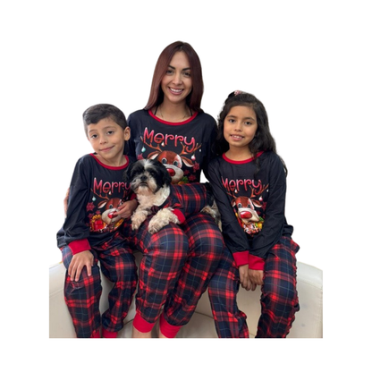 Pijama Navideña NAV25-66 Adulto ✦ Bajo pedido