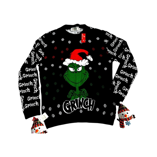 Abrigo Navideño, Ugly Sweater Adulto OO11 - Grinch ✦ Bajo pedido