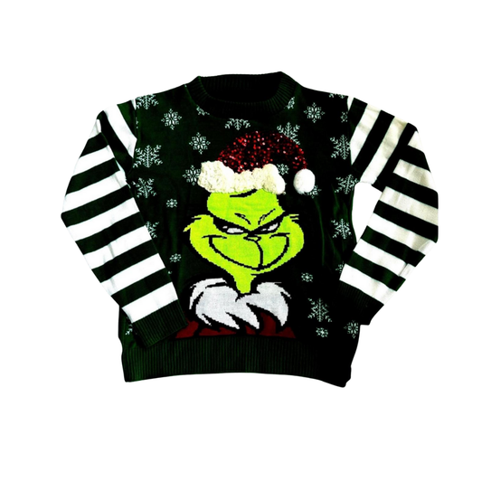 Abrigo Navideño, Ugly Sweater Adulto OO11 - Grinch ✦ Bajo pedido