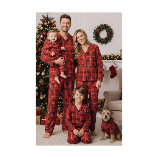Pijama Navideña NAV25-68 Perro ✦ Bajo pedido