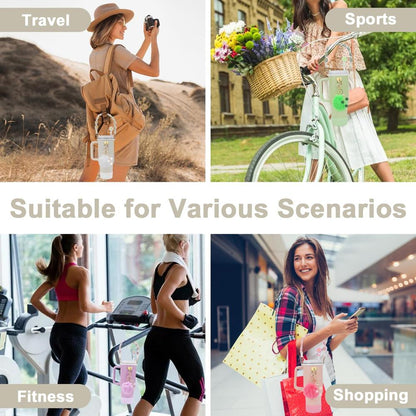 Set de Accesorios para Botella Stanley y Owala - Rosa