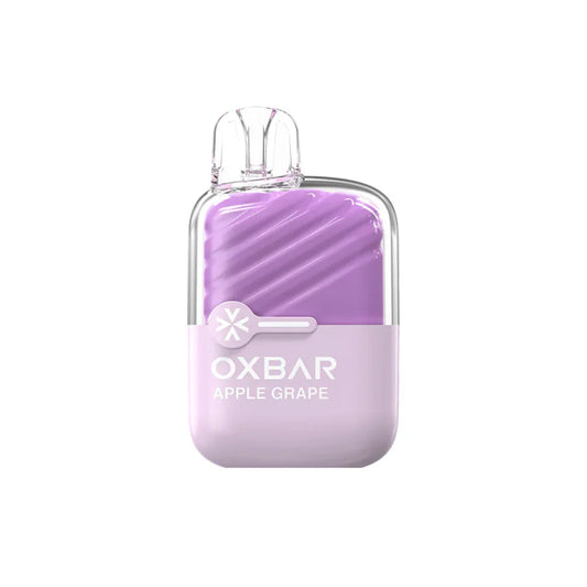 Vaporizador Desechable Oxbar Mini 2200 Puffs, 5% Nicotina - Apple Grape