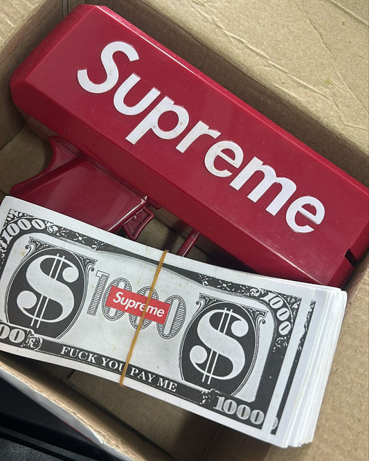 Supreme Pistola de Juguete con Billetes