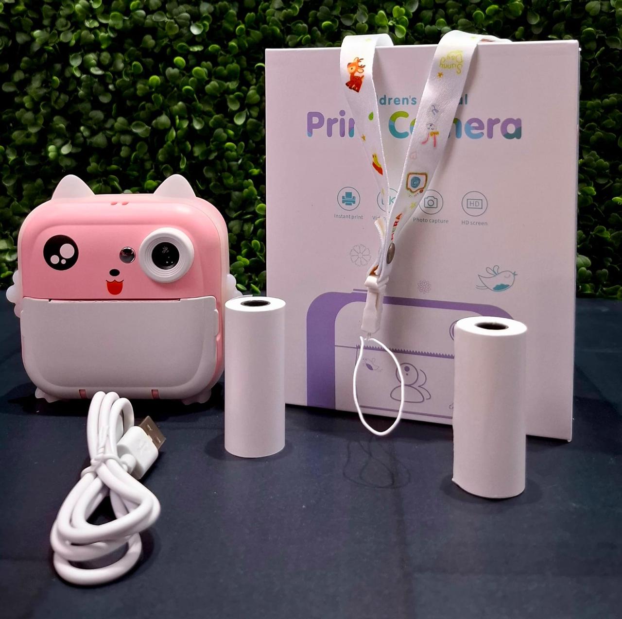 Cámara infantil con impresión instantánea y video HD *Bajo Pedido*