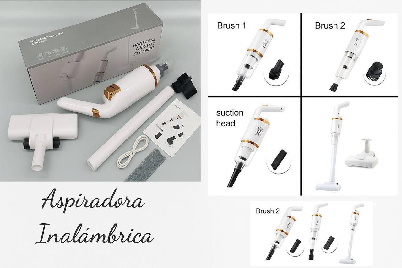 Aspiradora 3 en 1 - Aspira, Trapea y Sopla ✦ Bajo pedido