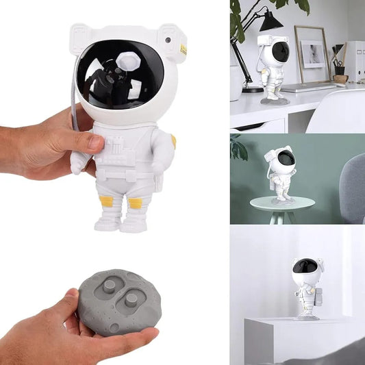 Proyector Astronauta Luna Parlante Bluetooth - Estrellas, Nebulosa y Ruido Blanco ✦ Bajo pedido