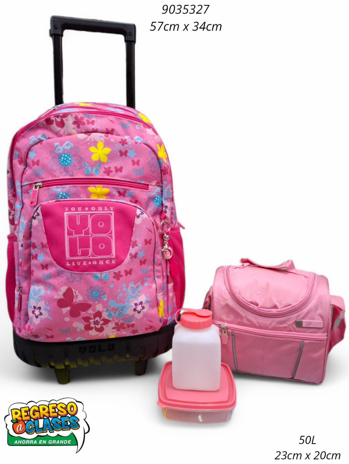 Kit Salveque Mochila de Ruedas + Lonchera Completa - Delta (3 Estilos) ✦ Bajo pedido