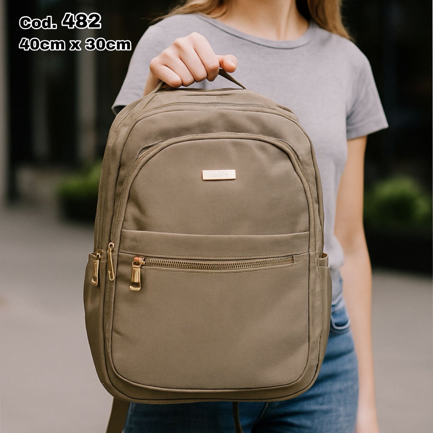 Salveque Mochila Nylon (5 Colores) ✦ Bajo pedido