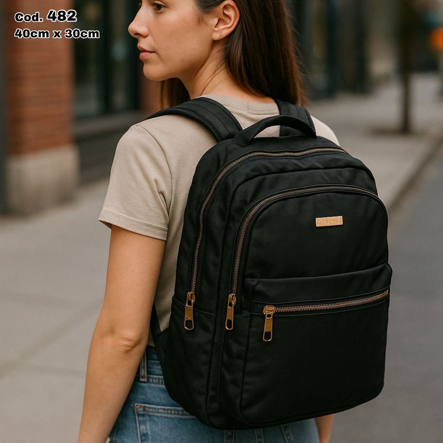 Salveque Mochila Nylon (5 Colores) ✦ Bajo pedido