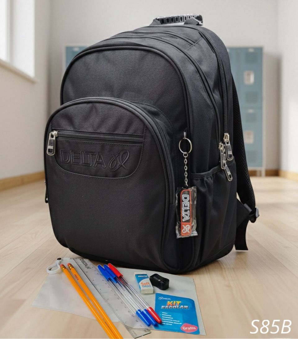 Salveque Mochila Lisa 17" Grande - Delta (5 Colores) ✦ Bajo pedido