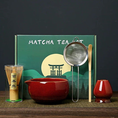 Set Premium de Matcha 7 Piezas - Liso (4 Colores) ✦ Bajo pedido