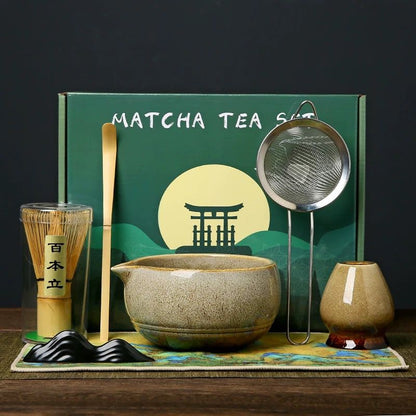 Set Premium de Matcha 7 Piezas - Liso (4 Colores) ✦ Bajo pedido