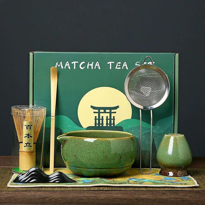 Set Premium de Matcha 7 Piezas - Liso (4 Colores) ✦ Bajo pedido