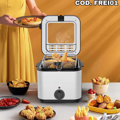 Mini Freidora Eléctrica (2.5L) ✦ Bajo pedido