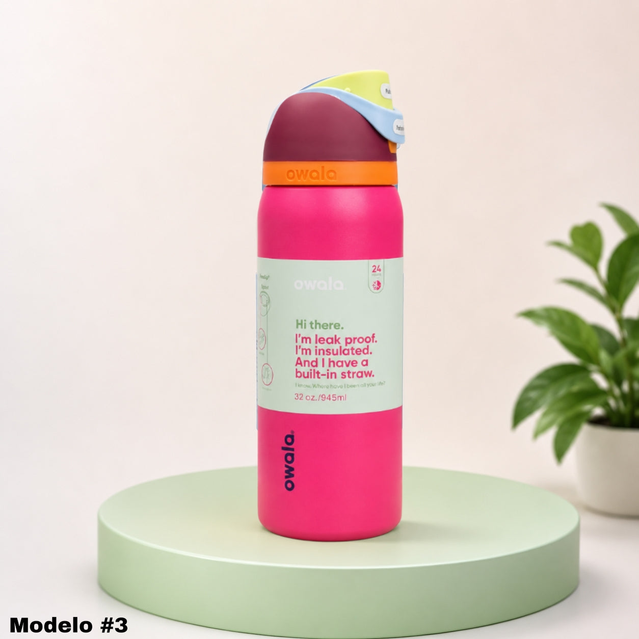 Botella Owala Freesip 32oz - 5 Colores (950ml) ✦ Bajo pedido