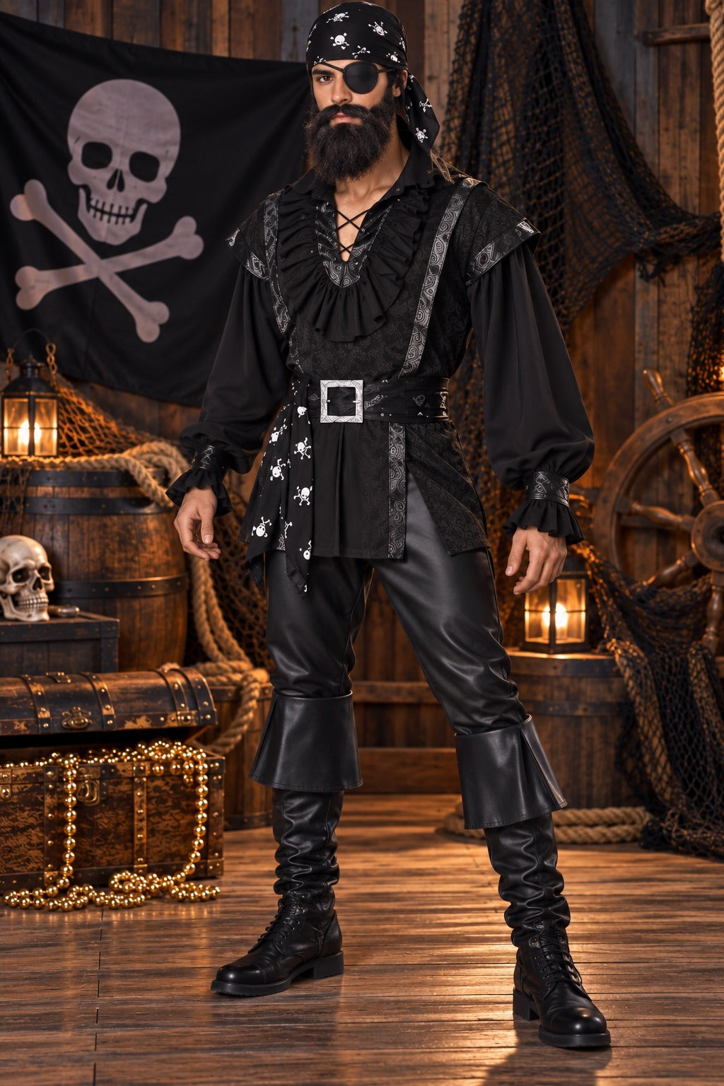 Disfraz Adulto – Pirata (XL,XXL) ✦ Bajo pedido