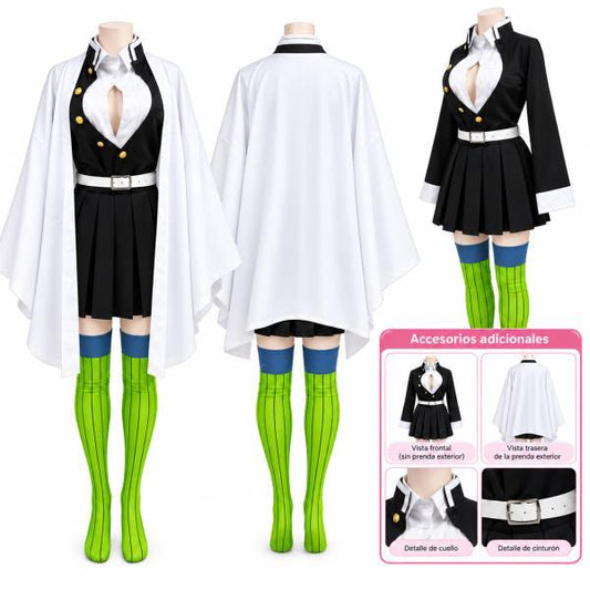 Disfraz Cosplay - Mitsuri, Demon Slayer (S,M,L) ✦ Bajo pedido