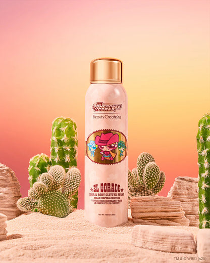 El Dorado Spray Glitter para Cuerpo y Cabello Chicas Súperpoderosas x Beauty Creations - Beauty Creations ✦ Bajo pedido