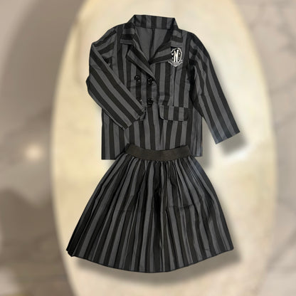 Disfraz Infantil – Merlina Uniforme (6-7Y) ✦ Bajo pedido