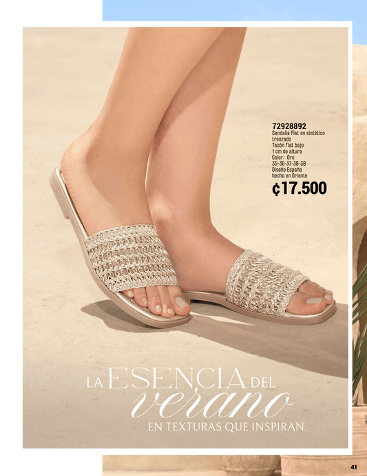 Sandalia Camel (Altura 5cm) 72928882 ✦ Bajo pedido