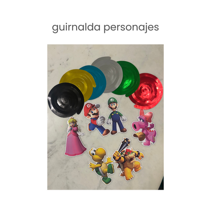 Set de Decoración para Fiesta – Mario Bros (+50PCZ)