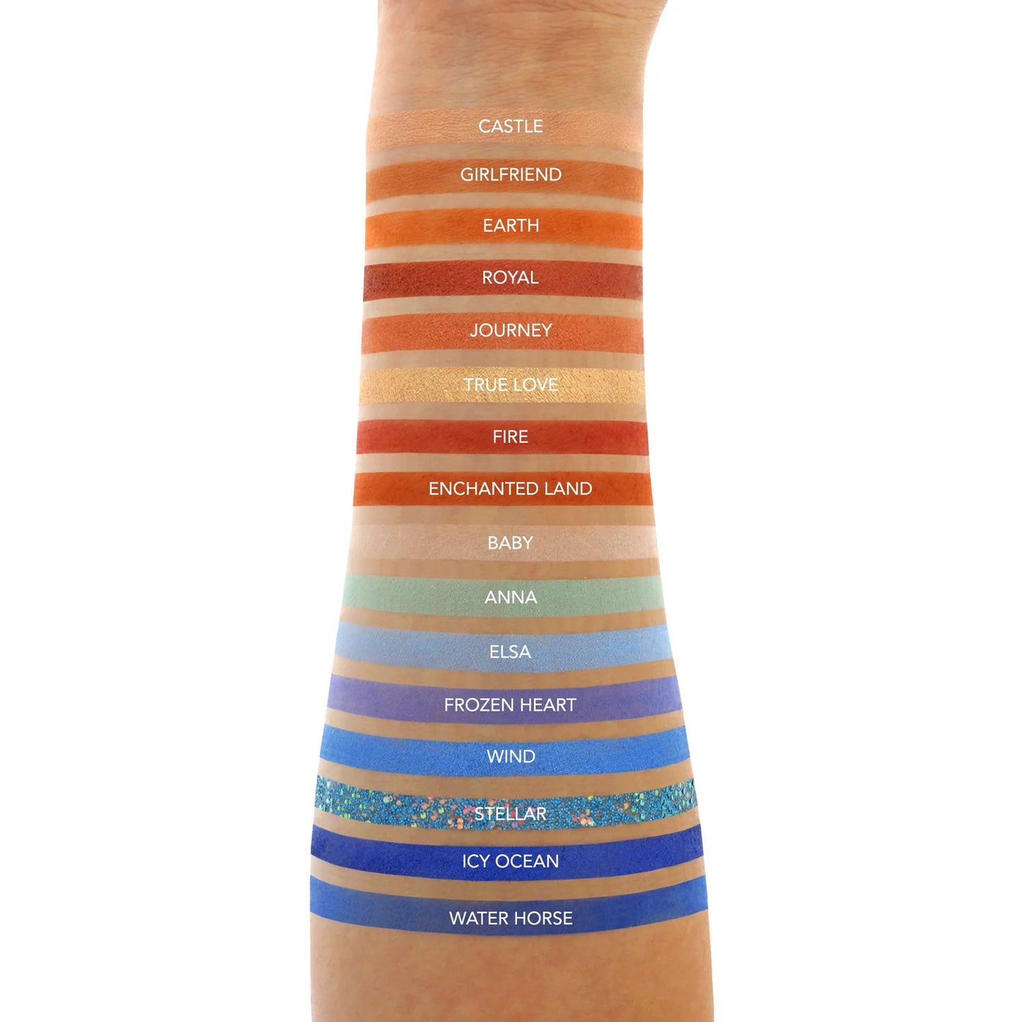 Snow Queen Paleta de 32 Sombras Compactas Tonos Matte, Satinados y Glitter - AmorUs ✦ Bajo pedido